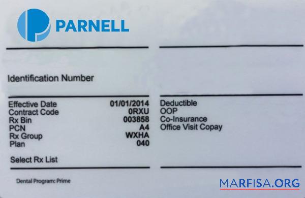 Downloadable Papua New Guinea health insurance card real example